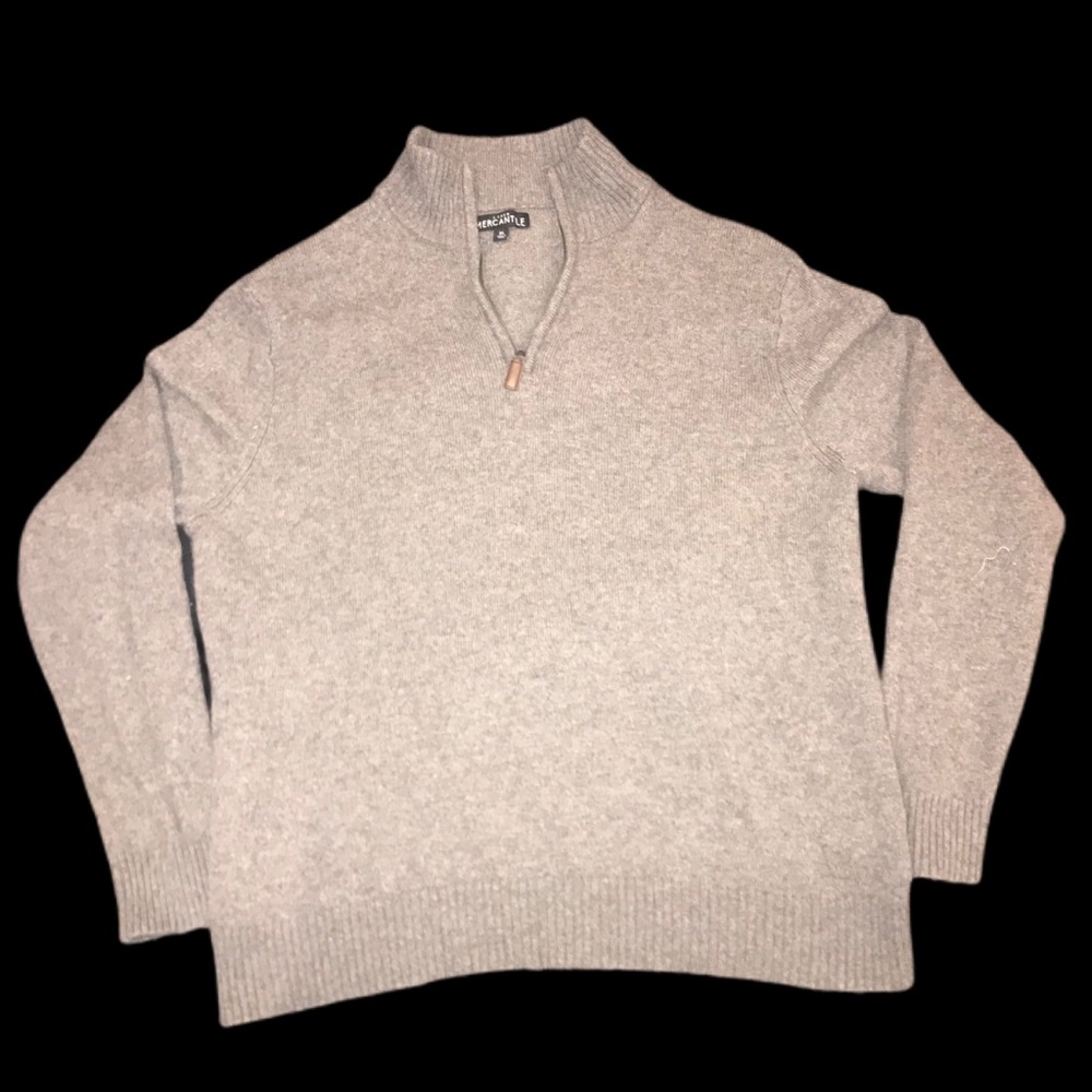 J Crew 3/4 Zip Sweater